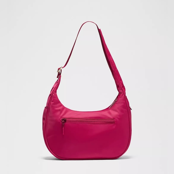 *NWT* LULULEMON City Essentials 4L Shoulder Bag & Card Holder Set Berry Rumble - Picture 7 of 12